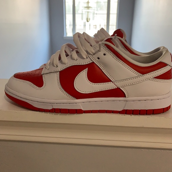 Champion Red dunk lows